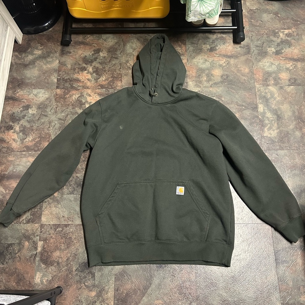 Carhartt Men's Olive Hoodie